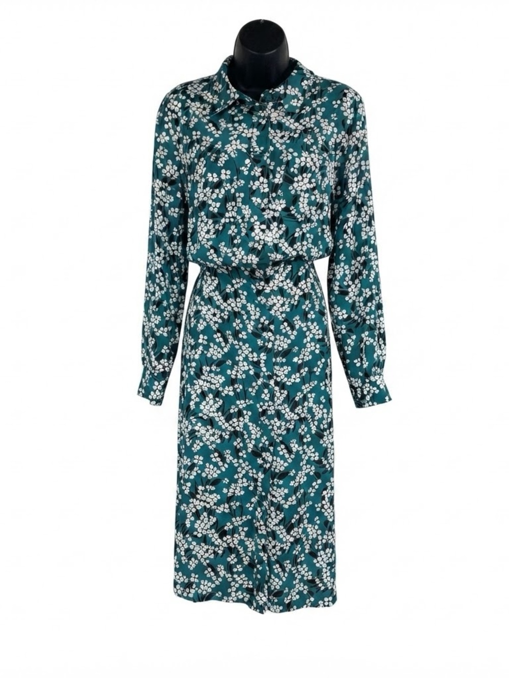 Who What Wear Dancing Clover model button down Dress d6 xxl
